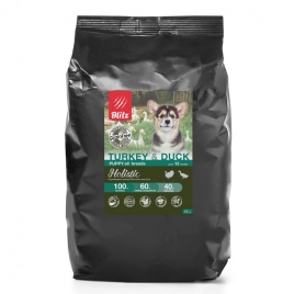 Blitz Adult сухой беззерновой корм для щенков с индейкой и уткой - 12 кг