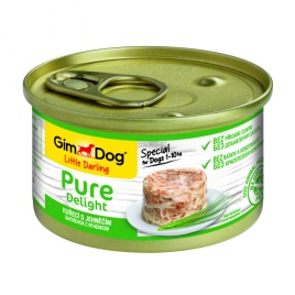 Gimborn GimDog Pure Delight влажный корм для собак из цыпленка с ягненком - 85 г