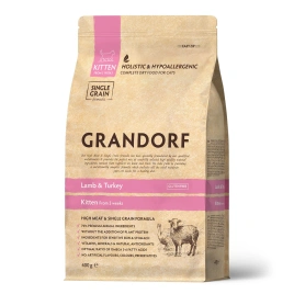 Сухой корм Grandorf Lamb & Turkey Kitten для котят, 400 г