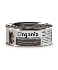 Влажный корм Organix Veterinary Gastrointestinal Fibre Response для кошек при запорах, 100 г