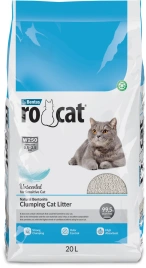 Наполнитель Ro Cat комкующийся без пыли "Натуральный", 17 кг