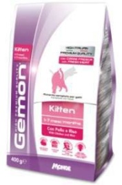 GEMON cat корм для котят с курицей и рисом 400 гр