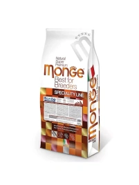 Сухой корм Monge Monoprotein All Breeds с ягненком, рисом и картофелем для взрослых собак всех пород, 15 кг