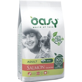 Oasy Dry Dog OAP Adult Small сухой корм для взрослых собак мелких пород с лососем - 2,5 кг