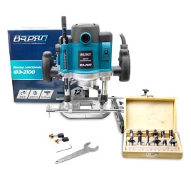 Фрезер электрический ВАРЯГ ФЭ-2100 (2100Вт,8000-23000об/мин,цанга(патрон)8/12мм) (1/2)