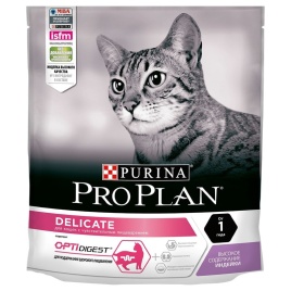 Purina Pro Plan Delicate при чувствительном пищеварении, с индейкой 400 г