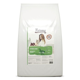 Сухой корм Karmy Sterilized для стерилизованных кошек c уткой 10 кг