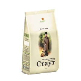 Стаут сухой корм для взрослых собак всех пород гипоаллергенный с мясом ягненка и рисом - 3 кг