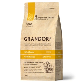 Сухой корм Grandorf Turkey Sterilised Индейка для стерилизованных кошек, 2 кг