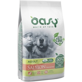 Oasy Dry Dog OAP Adult All Breed сухой корм для взрослых собак всех пород с лососем - 2,5 кг