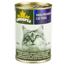Chicopee Cat Chunks Rabbit консервы для кошек всех возрастов с кусочками кролика в соусе - 400 г