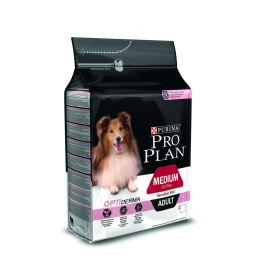 Pro plan medium adult sensetiv skin с лососем и рисом 3 кг