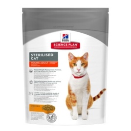 Корм для стерилизованных кошек Hill's Science Plan Sterilised Cat для профилактики МКБ, с курицей 300 г