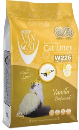 Van Cat комкующийся наполнитель без пыли с ароматом Ванили, 10кг