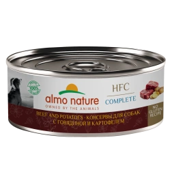 Влажный корм Almo Nature для собак с говядиной и картофелем, 100 г