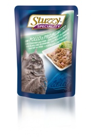 Stuzzy Speciality Cat для кошек в паучах с курицей и ветчиной - 100 г
