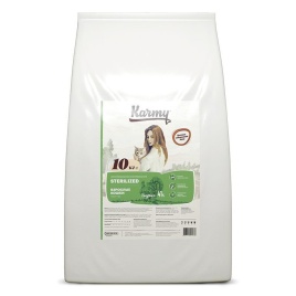 Сухой корм Karmy Sterilized для стерилизованных кошек c индейкой 1.5 кг