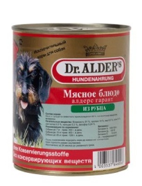 Консервы Dr. Alder's Garant для взрослых собак с рубцом 750 г
