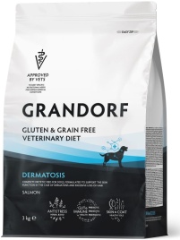 Сухой корм Grandorf Veterinary Diet лосось для собак с заболеваниями кожи, 3 кг