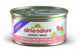 Almo Nature Daily Menu Adult Cat Mousse Salmon консервы нежный мусс для взрослых кошек меню с лососем - 85 г