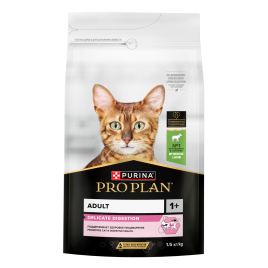 Сухой корм Purina Pro Plan Delicate Opti-Digest Lamb для кошек с чувствительным пищеварением, с ягненком, 1.5 кг