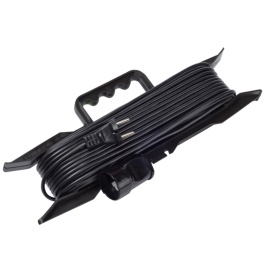 Удлинитель на рамке У1С-1-10 1 розетка, с заземлением, ПВС 3х2,5, 10м (1/6)