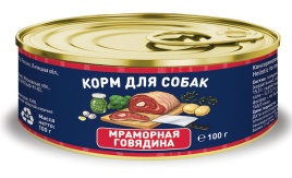 Solid Natura Holistic консервы для собак, Мраморная говядина - 100 г