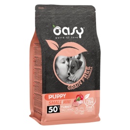 Oasy Dry Dog Grain Free Puppy Small сухой беззерновой корм для щенков мелких пород с индейкой