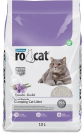 Наполнитель Ro Cat комкующийся без пыли  с ароматом лаванды, 8.5 кг