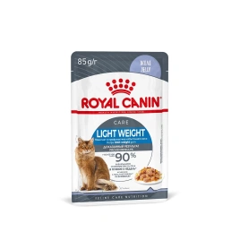 Влажный корм Royal Canin Light Weight Care в желе для взрослых кошек, склонных к полноте, пауч, 85 г