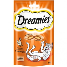 Dreamies подушечки с курицей