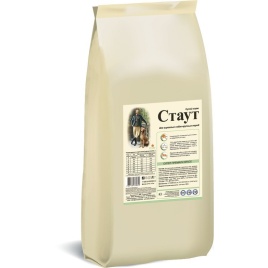 Стаут сухой корм для взрослых собак крупных пород с цыпленком и говядиной - 15 кг