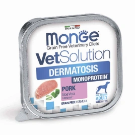 Диетический корм Monge VetSolution Dog Dermatosis для собак, при заболеваниях кожи, 150 г