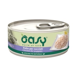 Oasy Wet dog Specialita Naturali Puppy Chicken дополнительное питание для щенков с курицей в консервах - 150 г (1 шт)