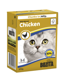 Bozita кусочки в желе с рубленой курицей для кошек - 370 г