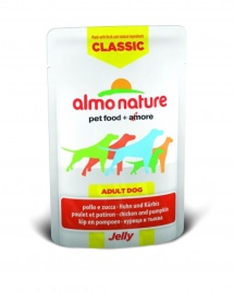 Almo Nature Classic Adult Dog Chicken & Pumpkin Jelly паучи для взрослых собак с курицей и тыквой в желе - 70 г