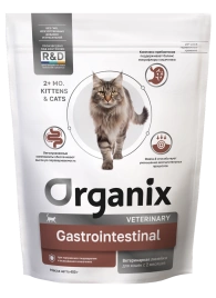 Сухой корм Organix Preventive Line GASTROINTESTINAL для кошек при нарушениях пищеварения и всасывания в кишечнике, 400 г