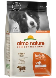 Сухой корм Almo Nature для взрослых собак со свежей говядиной и коричневым рисом, 2 кг