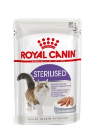 Royal Canin Sterilised влажный корм для стерилизованных кошек в паучах паштет 85 г
