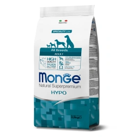 Сухой корм Monge Dog Speciality Line Hypo Salmon &amp;amp; Tuna для взрослых собак с лососем и тунцом, 2,5 кг