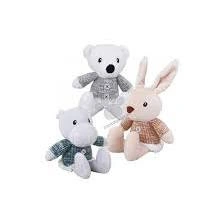 Игрушка Nobby «Мягкие зверята» для собак, дисплей, 12 шт.
