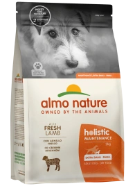 Сухой корм Almo Nature для взрослых собак малых пород со свежим ягненком и коричневым рисом, 2 кг
