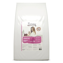 Сухой корм Karmy Sensetive для взрослых кошек с чувствительным пищеварением с индейкой 400 г
