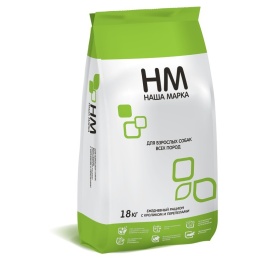 Наша Марка сухой корм для взрослых собак всех пород с кроликом и перепелами 3 кг