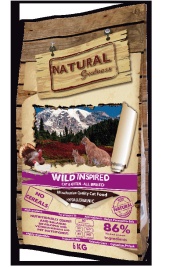 Natural Greatness Wild Instinct Recipe сухой корм для взрослых кошек с курицей, индейкой и лососем - 6 кг