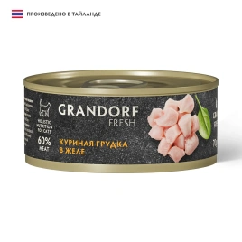 Влажный корм Grandorf Adult куриная грудка для взрослых кошек, 70 г