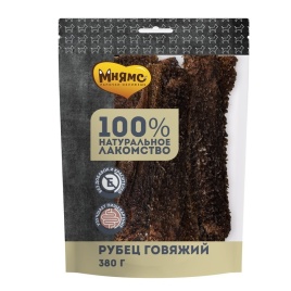 Мнямс лакомство для собак рубец говяжий 380 г