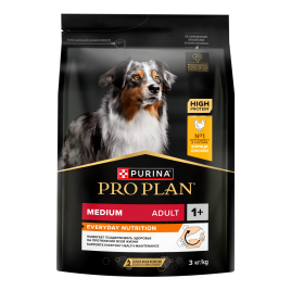 Сухой корм Purina Pro Plan Small & Mini для взрослых собак средних и мелких пород, курица и рис, 3 кг