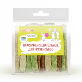 Dog Fest Пластинки жевательные для чистки зубов для собак 500 г