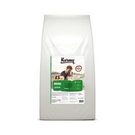 Сухой корм Karmy Mini Junior для щенков мелких пород с индейкой 15 кг